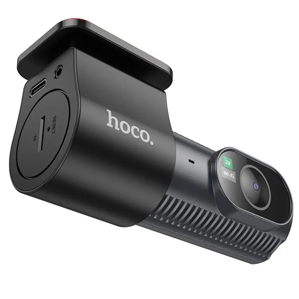 HOCO autós kamera képernyővel + hátlapi kamera 2K DV8 fekete - Image 9